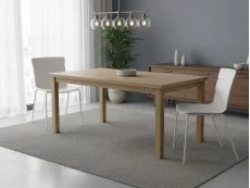 Core Core Bali Set of 2 White Plastic Dining Chairs