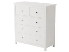 Core Core Nairn 2+3 Drawer White Chest of Drawers