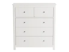 Core Core Nairn 2+3 Drawer White Chest of Drawers