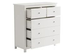 Core Core Nairn 2+3 Drawer White Chest of Drawers