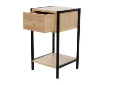 Core Core Kelly 1 Drawer Oak Bedside Table