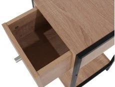 Core Core Kelly 1 Drawer Oak Bedside Table