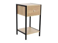Core Core Kelly 1 Drawer Oak Bedside Table