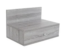 Core Core Kelly Set of 2 Wall Hanging Grey Oak Bedside Table