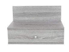 Core Core Kelly Set of 2 Wall Hanging Grey Oak Bedside Table