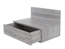 Core Core Kelly Set of 2 Wall Hanging Grey Oak Bedside Table