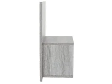 Core Core Kelly Set of 2 Wall Hanging Grey Oak Compact Bedside Table