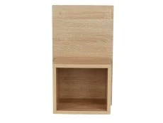 Core Core Kelly Set of 2 Wall Hanging Oak Compact Bedside Table