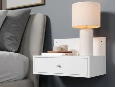Core Core Kelly Set of 2 Wall Hanging White Bedside Table