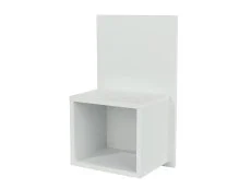Core Core Kelly Set of 2 Wall Hanging White Compact Bedside Table