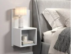 Core Core Kelly Set of 2 Wall Hanging White Compact Bedside Table