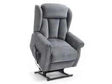 ASC ASC Lawson Slate Grey Dual Motor Riser Recliner Chair