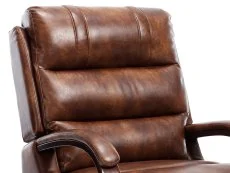 ASC ASC Regal Dual Motor Tan Faux Leather Riser Recliner Chair