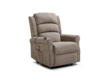 Kyoto Kyoto Baxter Dual Motor Mushroom Chenille Riser Recliner Chair