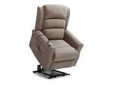 Kyoto Kyoto Baxter Dual Motor Mushroom Chenille Riser Recliner Chair