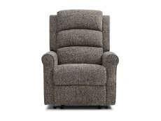 Kyoto Kyoto Baxter Grey Woven Chenille Recliner Chair