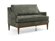 Kyoto Kyoto Briar Olive Chenille Fabric 2 Seater Sofa
