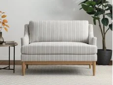 Kyoto Briar Natural Chenille Fabric 2 Seater Sofa