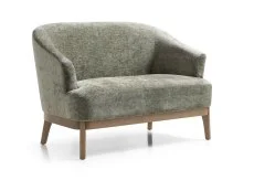 Kyoto Kyoto Ella Olive Chenille Fabric 2 Seater Sofa