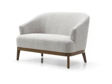 Kyoto Kyoto Ella Natural Chenille Fabric 2 Seater Sofa