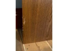 Julian Bowen Clearance - Julian Bowen Lowry Cherry Ash 2 Door 1 Drawer Wardrobe