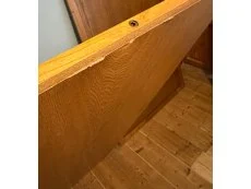 Julian Bowen Clearance - Julian Bowen Lowry Cherry Ash 2 Door 1 Drawer Wardrobe