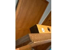 Julian Bowen Clearance - Julian Bowen Lowry Cherry Ash 2 Door 1 Drawer Wardrobe