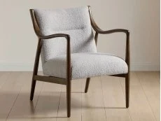 Kyoto Kyoto Tarquin Grey Soft Boucle Accent Chair