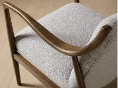 Kyoto Kyoto Tarquin Grey Soft Boucle Accent Chair
