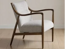 Kyoto Kyoto Tarquin Grey Soft Boucle Accent Chair