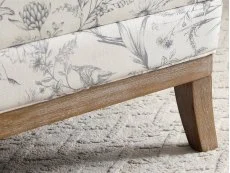 Kyoto Kyoto Colwell Meadow Print Natural Accent Chair