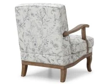 Kyoto Kyoto Colwell Meadow Print Natural Accent Chair