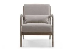 Kyoto Kyoto Inca Oatmeal Linen Accent Chair
