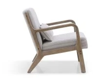 Kyoto Kyoto Inca Natural Chenille Stripe Accent Chair