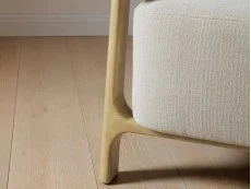 Kyoto Kyoto Amos Taupe Chenille Fabric Accent Chair