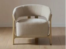 Kyoto Amos Taupe Chenille Fabric Accent Chair Kyoto Amos Taupe Chenille Fabric Accent Chair