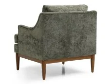 Kyoto Kyoto Briar Olive Chenille Fabric Accent Chair