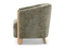 Kyoto Jules Olive Distressed Chenille Fabric Accent Chair Kyoto Jules Olive Distressed Chenille Fabric Accent Chair