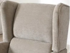 Kyoto Kyoto Luca Venus Taupe Chenille Fabric Armchair