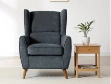 Kyoto Kyoto Luca Venus Denim Chenille Fabric Armchair