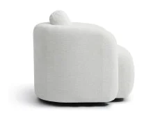 Kyoto Kyoto Mitch Natural Soft Chenille Fabric Swivel Chair