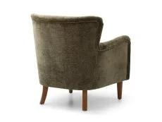 Kyoto Kyoto Rosie Olive Luxe Chenille Fabric Armchair