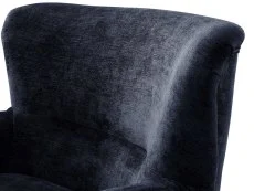 Kyoto Kyoto Rosie Navy Luxe Chenille Fabric Armchair
