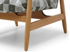 Kyoto Kyoto Walter Jacquard Geo Fabric Accent Chair