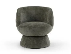 Kyoto Kyoto Tulip Olive Chenille Fabric Swivel Chair