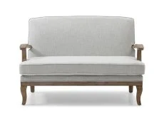 Kyoto Colwell Cream Textured Linen 2 Seater Chair Kyoto Colwell Cream Textured Linen 2 Seater Chair