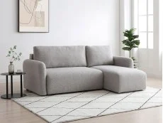 Kyoto Kyoto Cloud Natural Soft Boucle Corner Sofa Bed