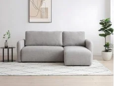 Kyoto Kyoto Cloud Natural Soft Boucle Corner Sofa Bed