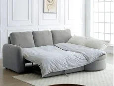 Kyoto Kyoto Mallory Chenille Fabric Corner Sofa Bed