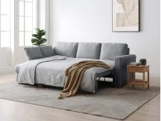 Kyoto Kyoto Sorrento Chenille Fabric Corner Sofa Bed